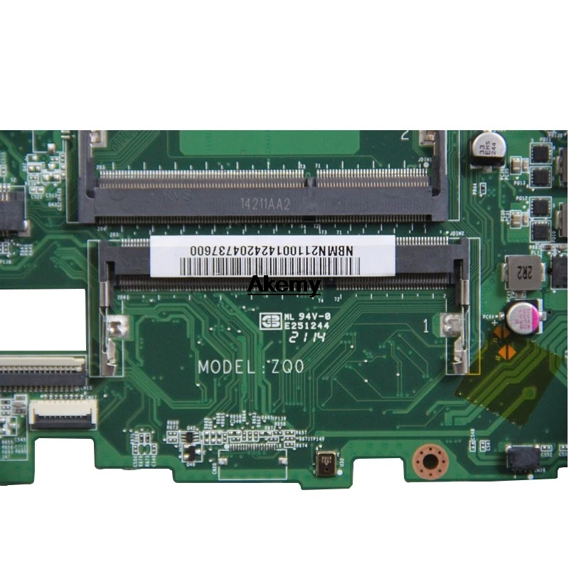 Для acer V3-472 E5-471 E5-471G V3-472P Материнская плата ноутбука DA0ZQ0MB6E0 с i7-4510U/4500U Процессор бортовой полностью идеальная работа