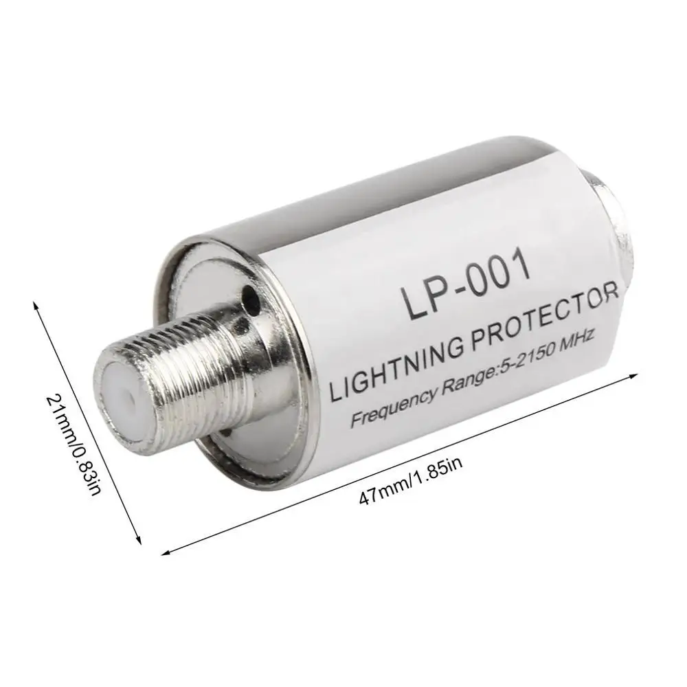 Lightning Protection Devices Surge Protector Coaxial Satellite TV Satellite Antenna Lightning Arrester 5-2150MHz