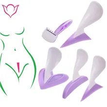 Для женщин бикини выделенный рядовой шаблон для бритья Сексуальная Женская Лобковая Бритва для волос интимный инструмент для коррекции для красоты