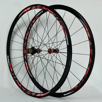 

PASAK HB15 Road Bike 700C Bicycle Wheelset Carbon Fiber Hub V/C Brake Straight Pull 30MM Rim Front 20H Rear 24H Wheel Set