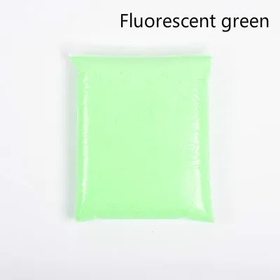 A24 Fluorescent gree Супер светильник, ПЛАСТИЛИНОВАЯ посылка, 500 г, резиновая цветная глина, большая емкость, безопасная и Нетоксичная Детская образовательная космическая набор глиняных инструментов - Цвет: A24 Fluorescent gree