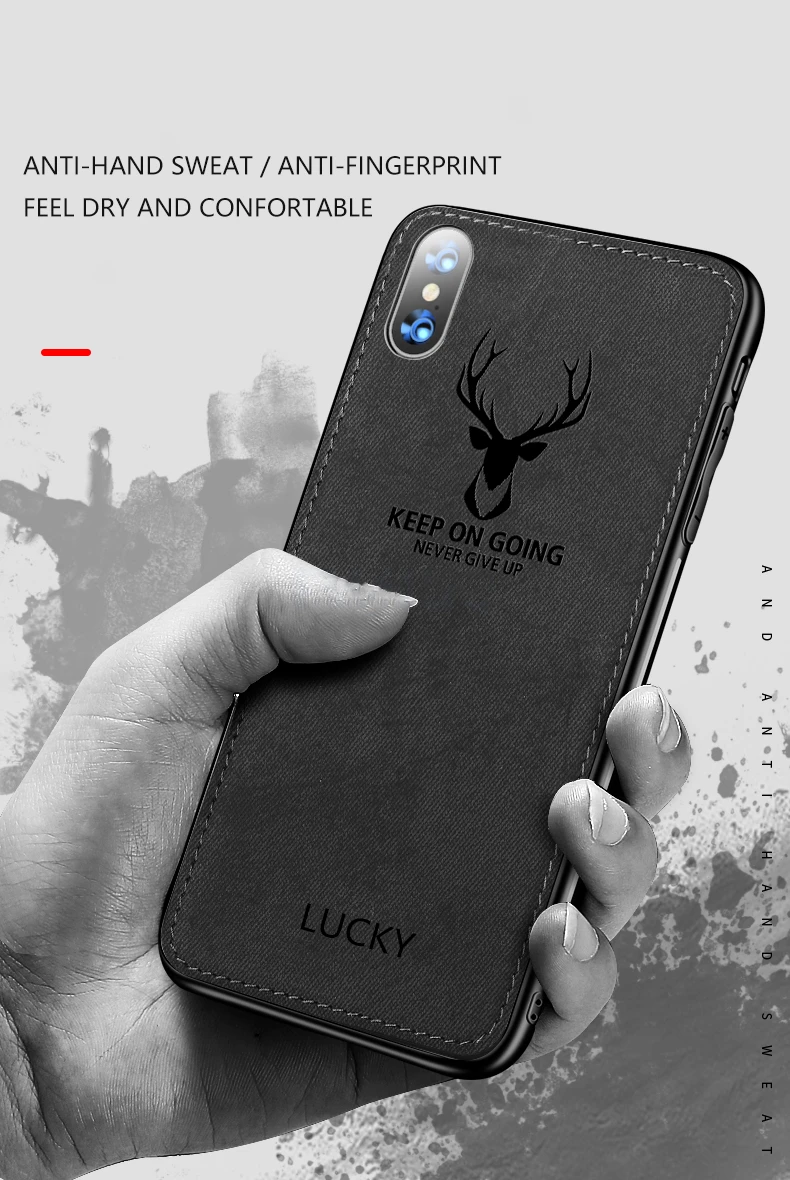 xiaomi leather case handle For Xiaomi Mi 10T Pro Case 5G Cloth Texture Deer 3D Soft TPU Magnetic Car Mi 10T Pro Cover Mi 10 T 10T Pro Lite,Mi10 Pro Retro xiaomi leather case handle