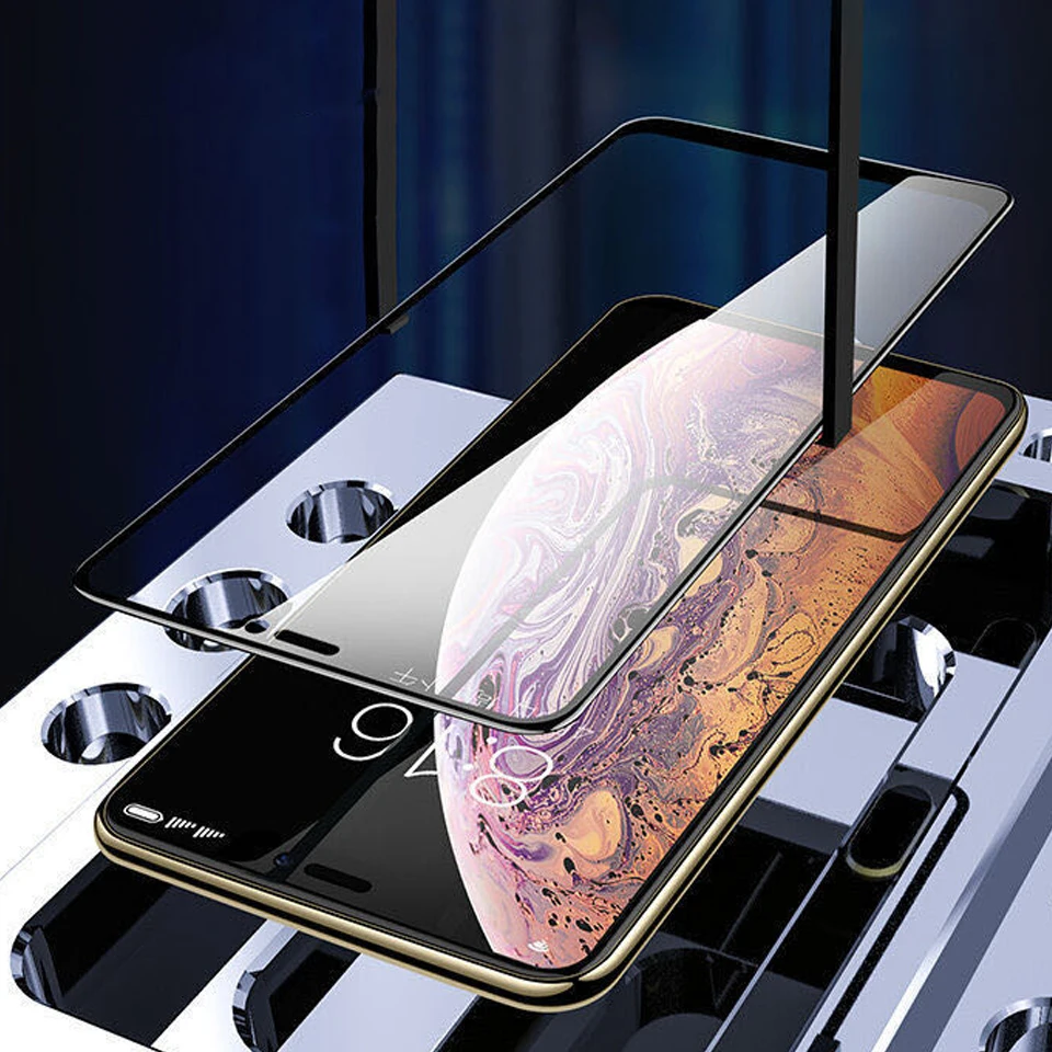 10Pcs 360°Full Cover Private Screen Protector For iPhone 11 12 Pro Max X XR XS MAX 13 Pro Anti-spy Tempered Glass Privacy Film