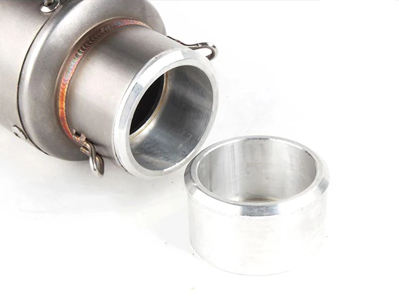 Universal Aluminum Motocross Motorcycle Stainless Steel Exhaust Pipe Adapter 60mm To 51mm