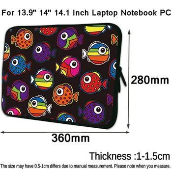 

For Acer Swift Lenovo Huawei Matebook D 14 2020 Newest Sleeve Laptop 14 Inch Prints Carrying Cover Case 13.9" 14.1 Notebook Bags