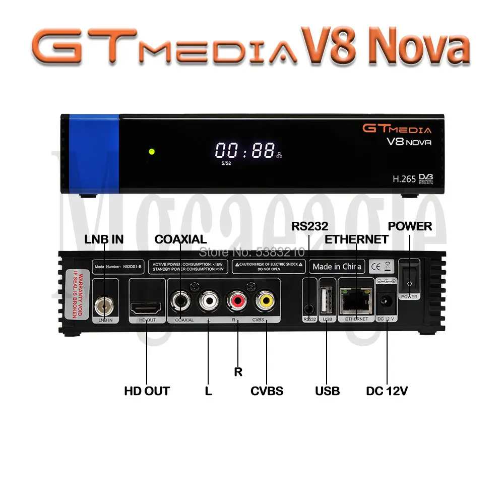 1080P HD DVB-S2 GTmedia V8 Nova Cccam Cline спутниковый ТВ приемник встроенный wifi power by Freesat V8 супер 3 года Европа Cline