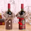 FengRise Christmas Decorations for Home Santa Claus Wine Bottle Cover Snowman Stocking Gift Holders Xmas Navidad Decor New Year ► Photo 2/6