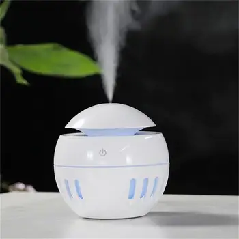 

USB Aroma Essential Oil Diffuser Mist Humidifier Air Purifier Mini Mist Maker for Office Home 130ML LED light