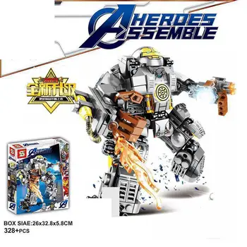 

Helmets MK1 armor Iron Man avengers Super hero building blocks Compatible toy with 76105 toy model SY 1337