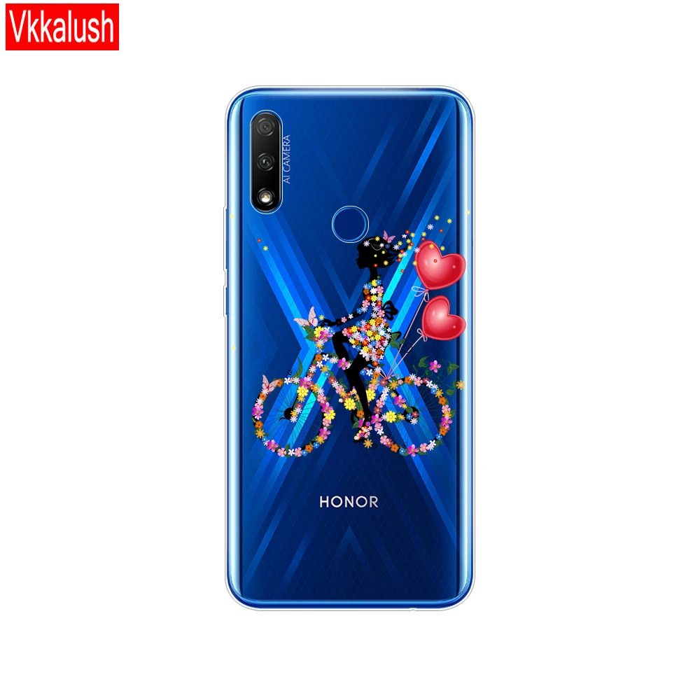 Для Honor 9X Global чехол Honor 9X Premium чехол Силиконовый ТПУ мягкий чехол для телефона для huawei Honor 9X Premium STK-LX1 бампер - Цвет: 80378