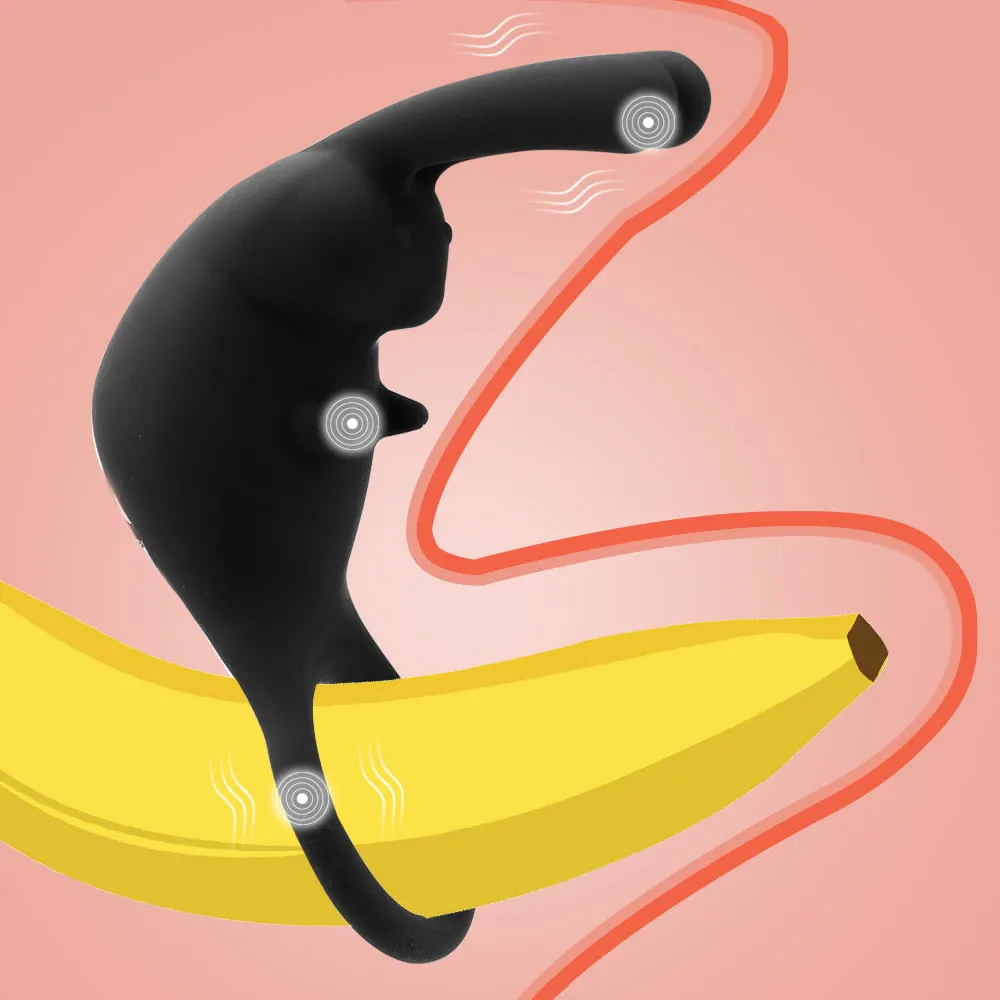 Vibrating Male Delay Ring For Clitoris Stimulation And Pleasure_voghion.com