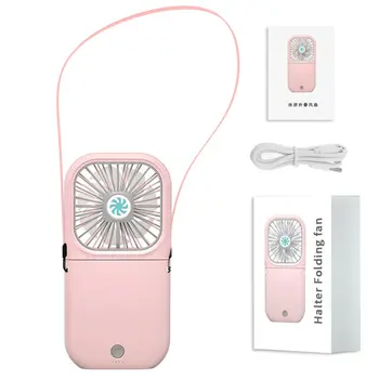 

Portable Mini Fan Handheld Fan Home Office Desk Speed Adjustable USB Rechargeable Fan Air Cooler Outdoor Travel