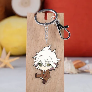 

Game Anime Danganronpa: Trigger Happy Havoc Keychain Cartoon Figure Acrylic Bag Pendants Car Key Chains Keyring