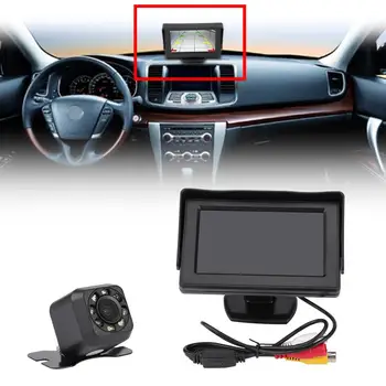 

Oversea car Wireless Car Rear View Reversing Backup Camera 4.3 Inch TFT LCD Monitor Kit Night Vision car accessories