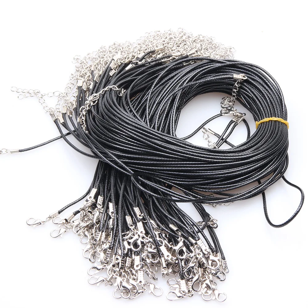 

10 шт настоящие ручные кожаные регулируемые плетеные веревочные ожерелья и подвески Подвески Омары Застежка шнур 3 модели