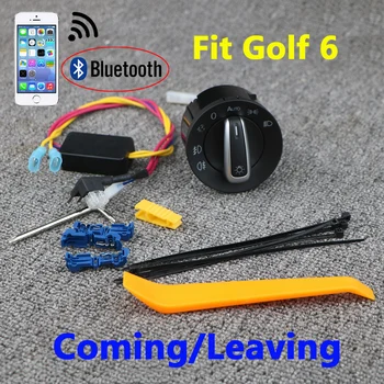 

Bluetooth Headlight Switch With Coming Leaving Function Head Lamp Switch Light Sensor Module Upgrade For VW Golf 6 MK6 2004-2013