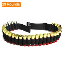 Тактический 29 патрон для ружья 12/20 калибра патронов патронташ военный патронный ремень для охоты стрельбы