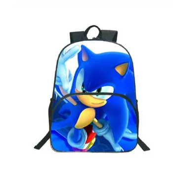 

Sonic Backpack Fashion Popular Pattern Laptop Backpack Children Boys Girls School Bags Teens Schoolbag
