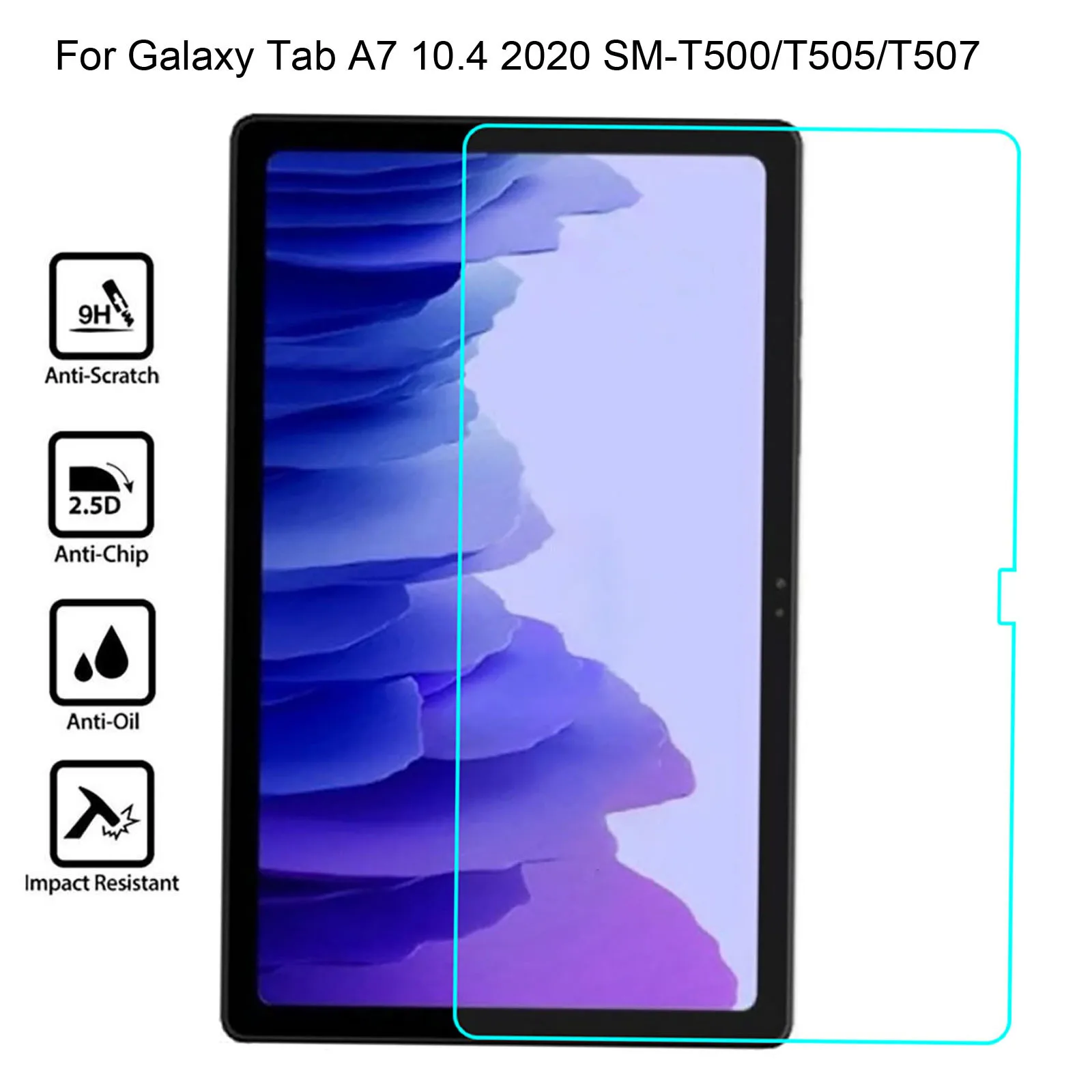 Защита от царапин Бесплатная пленка для экрана из закаленного стекла Samsung Galaxy Tab