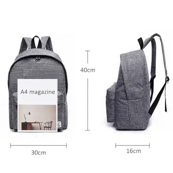 

Korean Simple Canvas Backpack Male/Female School Laptop Backpack for Teenagers Travel Bagpack Stachels Rucksack Mochila
