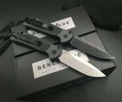 Mini bolso faca dobrável benchmade 9750 s30v lâmina de segurança acampamento facas militares ferramenta portableedc