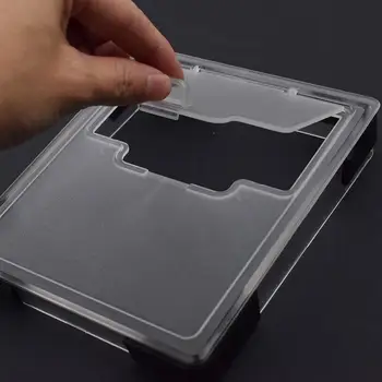 

Luckeasy hidden transparent storage box fro tesla model 3 2017-2019 armrest box cover storage box