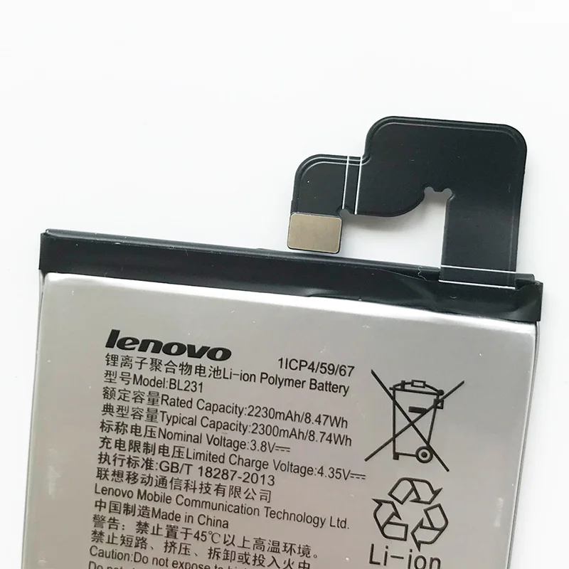 BL231 2300 мАч для lenovo Vibe X2 lenovo S90 S90u телефон последние продукты высокого качества батарея+ номер отслеживания