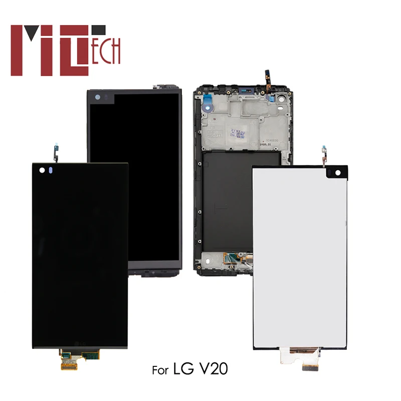 

Original LCD Display For LG V20 H910 H918 H990 VS995 VS996 Touch Screen Digitizer Assembly Replacement Black With Frame 5.7 inch