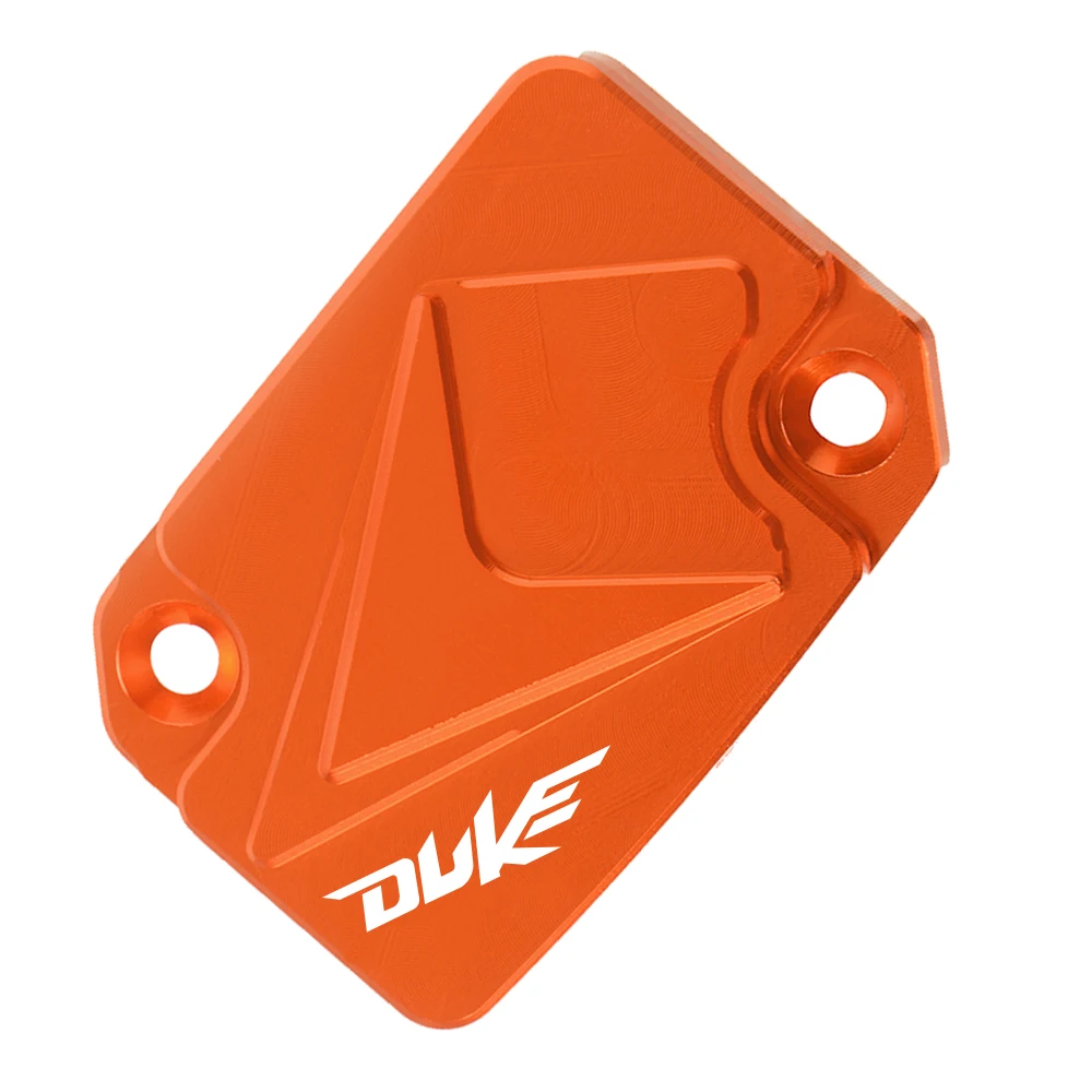 orange Для KTM DUKE 125 200 390 Duke RC 200 390 690 Wiith логотип мотоциклетный бачок тормозной жидкости для переднего колеса крышка с логотипом duke - Цвет: orange