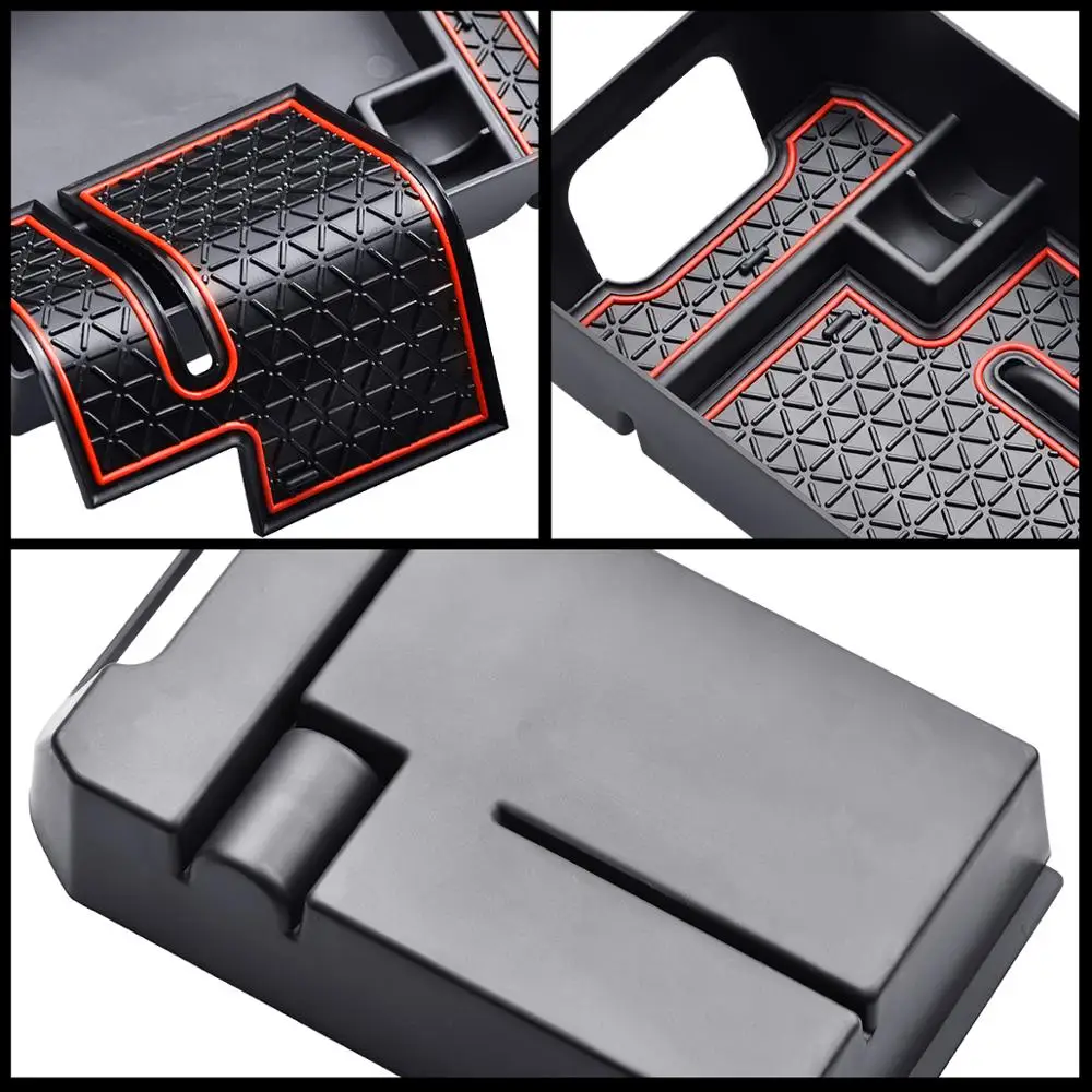 Car Glove Box Armrest Box Secondary Storage For Toyota RAV4 RAV 4 2019 2020 Auto Accessories Styling Car Central Storage Box