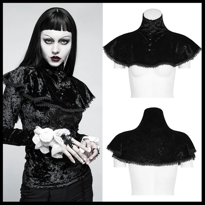 

PUNK RAVE Women Gothic Vintage Lolita Scarves Fashion Steampunk Retro Party Wraps