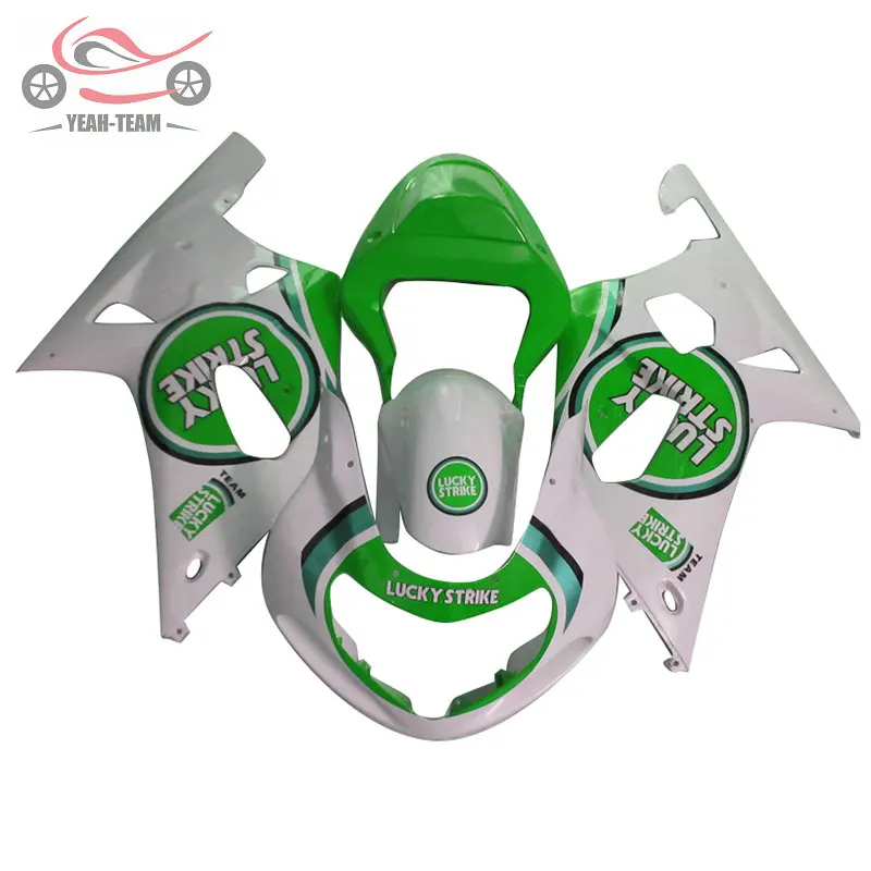 ABS Пластиковые обтекатели комплект для Suzuki K1 GSXR750 2001-2003 GSX R600 01-03 GSXR 600 750 Lucky Strike мотоцикл обтекатель части тела