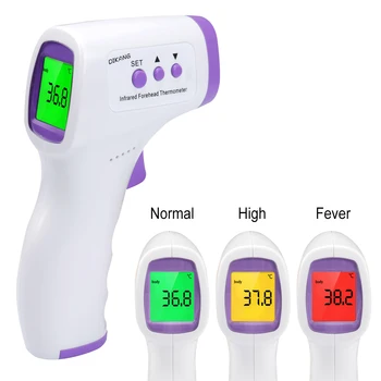 

Forehead Thermometer Ear Infrared Thermometer for Adult Baby Kid, Non-Contact Fever Temperature Fast Measurement Accurate