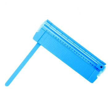 

Clear Scale Paper Cutter DIY Tool Durable Practical Safe Mini Portable Lightweight Photo Trimmer Card Stationery Office Home