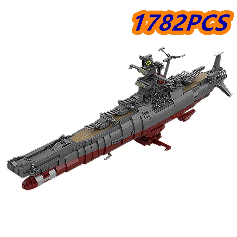 Star Space Series Space Warship Ship Yamato Famous High-tech Building Blocks Toy Space Ship Kids Gift Bricks Set