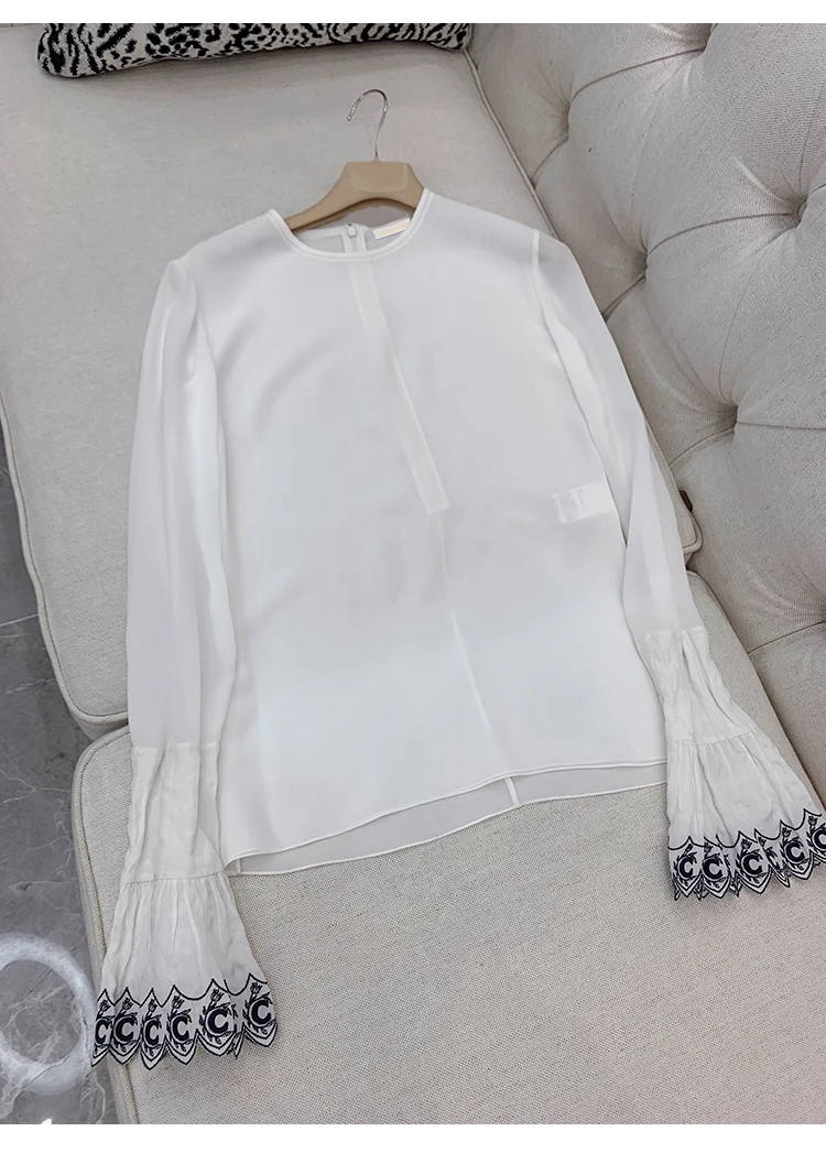 AH11352, модные женские блузки и рубашки,, Подиумные, Роскошные, известный бренд, Европейский дизайн, вечерние, стильная женская одежда