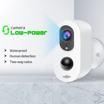 

Solar WiFi IP Camera 1080P HD Outdoor Security with Solar Panel cctv Waterproof Loudspeaker support Two-way Audio Night-vision