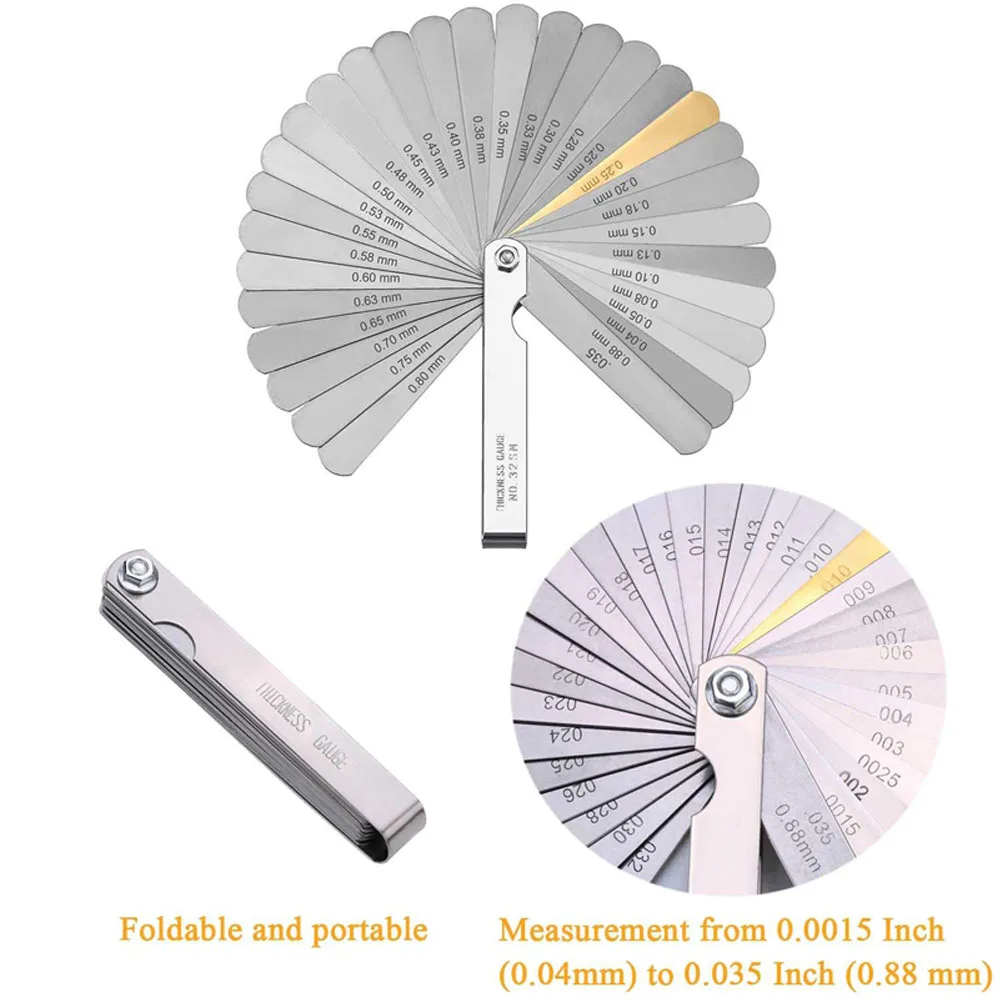 32 Blade Feeler Gauge
