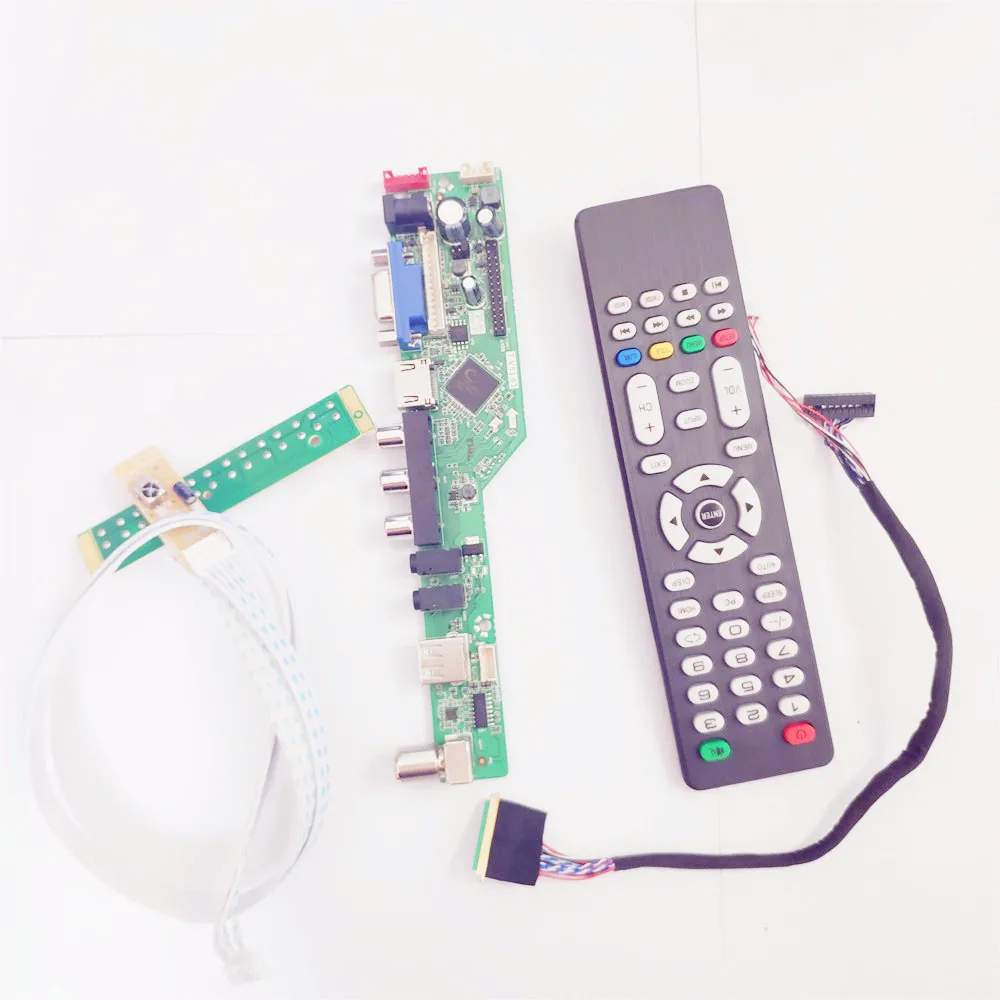 Для N173FGE-L21/L23 ПК 17 3 &quotVGA + совместимому с HDMI AV USB RF T.V56 экран контроллер привод доска