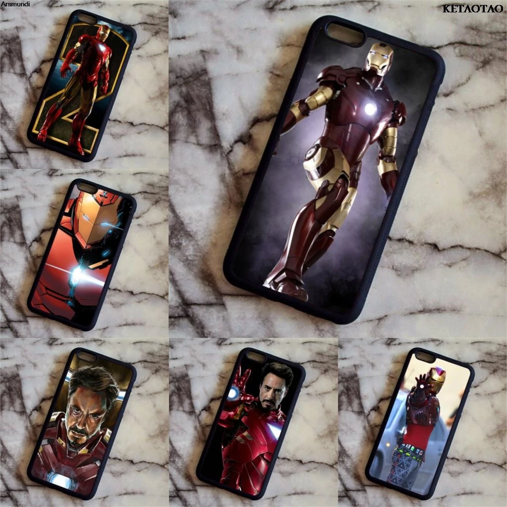 KETAOTAO Charming Marvel Avengers Iron man Phone Cases for Samsung S3 4 5 6 7 8 Note 2 3 Case Soft TPU Rubber Silicone |