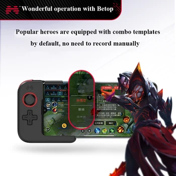 

Betop G1 Gamepad Android IOS Bluetooth Game Controller One-handed Mobile phone for PUBG King Glory Macro Peripheral Assist