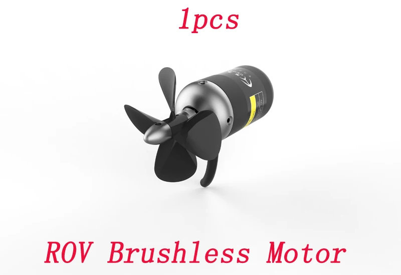 

1pcs ROV Underwater Thruster Brushless Motor DC 12V-16V Waterproof Engine 4-blade Propeller for AUV Under Water Drone RC Boats