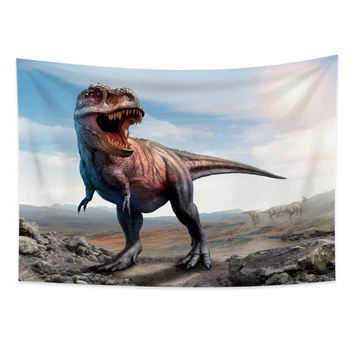 

New large dinosaur tapestry fashion innovation wall hanging kids headboard background wall decoration wall hanging