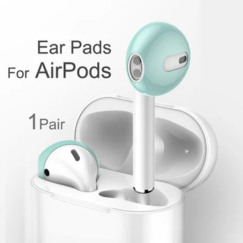 

1 Pairs Soft Ultra Thin Earphone Tips Anti Slip Earbud Silicone Earphone Case Cover for Apple AirPods Earpods