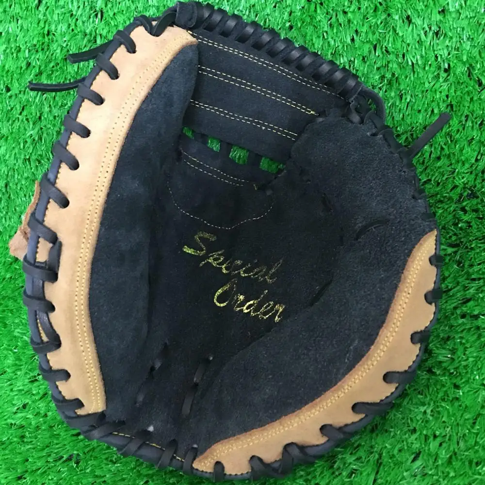 For Sale DL glove new design durable soft feel cowhide leather 32'' catcher's mitt