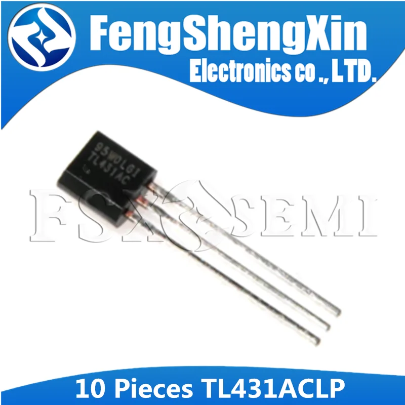 10 шт. регулируемый точный шунт регулятор TL431ACLP TO92 TL431AC TO 92 TL431 TL431A|Интегральные