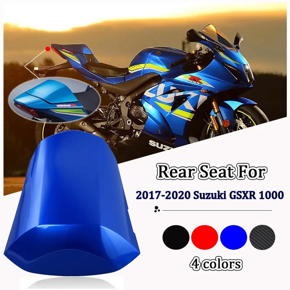 Motorcycle Parts ABS Rear Seat Cowl Cover Tail Fairing Cowling for 2017 2018 2019 2020 Suzuki