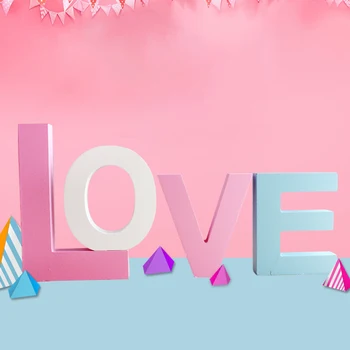 

Creative LOVE Letter Figurine Wooden English Alphabet Modern Art Ornament Home Decoration Accessories Figurine Desktop Ornament