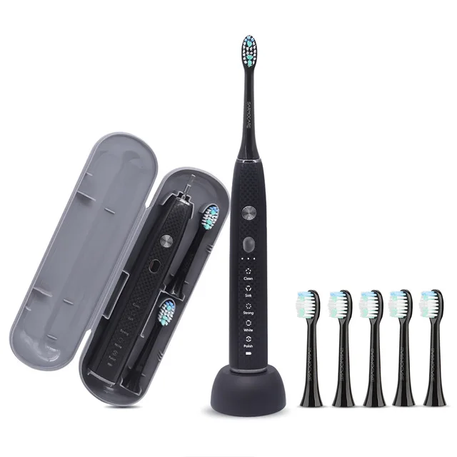 Sarmocare Ultrasonic Sonic Electric Toothbrush Rechargeable S600 5 models Wireless IPX7 Waterproof Vibrator For Toothbrushes Sarmocare Ultrasonic Sonic Electric Toothbrush Rechargeable S600 5 models Wireless IPX7 Waterproof Vibrator For Toothbrushes