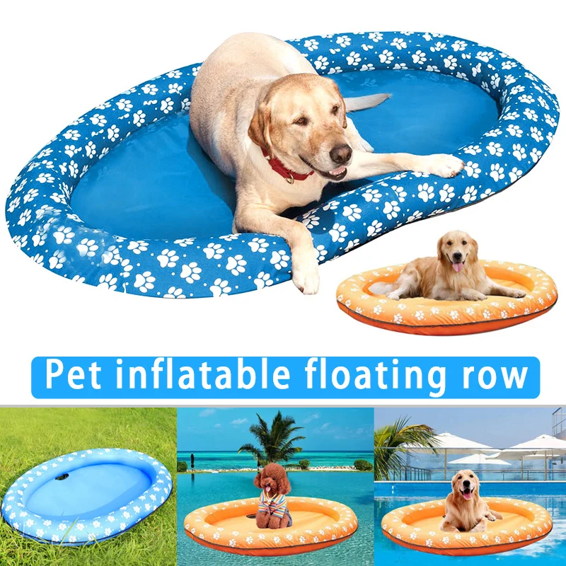 Newly Dog Swimming Pool Water Toys Floating Rafts Inflatable Pet Pool
